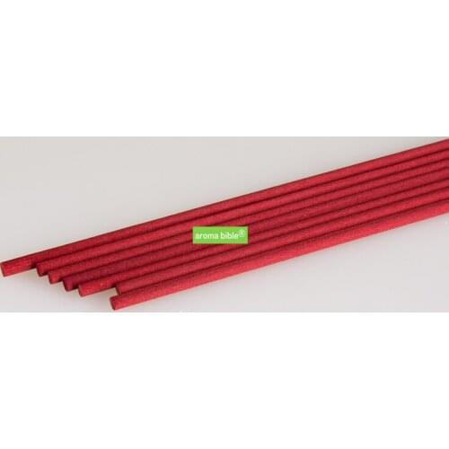 5000 PCS/ LOT 3MMDiameter*Length 25CM Wine red Fiber diffuser sticks never fade