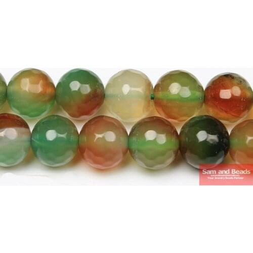 Free Shipping Natural Stone Faceted peacock Agata Round Beads 16" Strand 6 8 10 12MM Pick Size For Diy Bracelet Necklace FPAB01