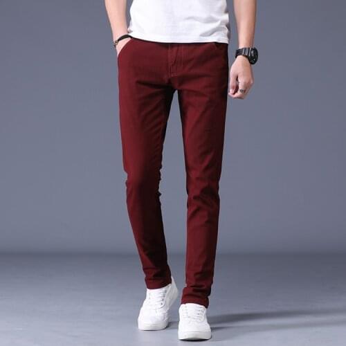 2020 Spring Winter Causal Pants Men Street Slim Fit Pants Mens Fashion Plus Size Cotton Trousers Male Brand Clothing Bottoms