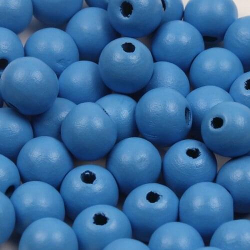 8mm 200Pcs/Lot Colorful Jewelry Spacer DIY Natural Wooden Bead Beads For Jewelry Making Necklace Bracelet Handmade