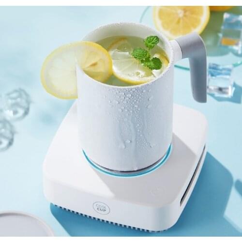 Fast ice drinks cold drinks cold beer in dormitory speed ice making small office USB refrigerator J03