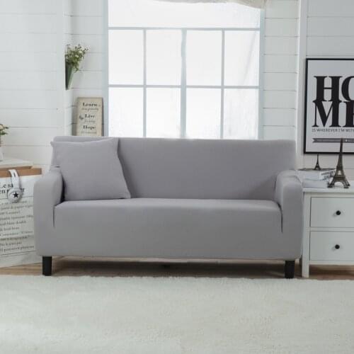 Polyester Sofa Cover Stretch Furniture Cover Elastic Sofa Covers For living Room All-inclusive Elastic Sectional Couch Slipcover