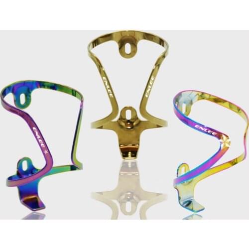 Electroplated Mountain Bike Bottle Holder Aluminum Alloy Lightweight Bottle Cage Road Bike Water Bottle Holder Bike Drink Holder