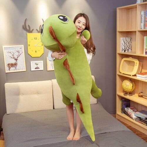 60-120 Big Size Cute Dinosaur Plush Toy Soft Cartoon Animal Doll Stuffed Boyfriend Sleeping Pillow Kids Baby Girl Birthday Gift