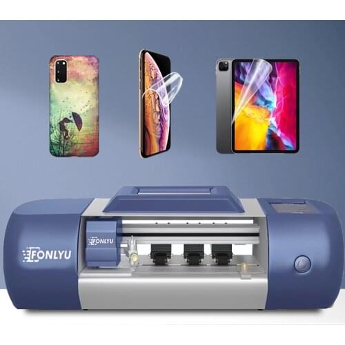 Fonlyu Hydrogel Film Cutting Machine Screen Protector Film Cutter Plotter For Phone Watch Airpods Pad Front Film Cutter Plotter