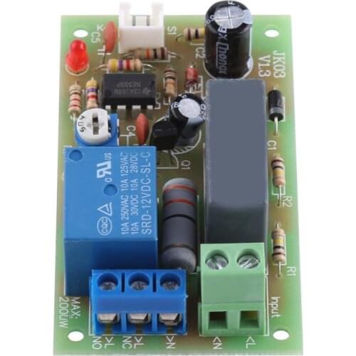 AC220V 10A Timer Delay Switch Module Relay Module Switch Trigger Circuit Timer Cycle Adjustable Timer Delay Switch Module