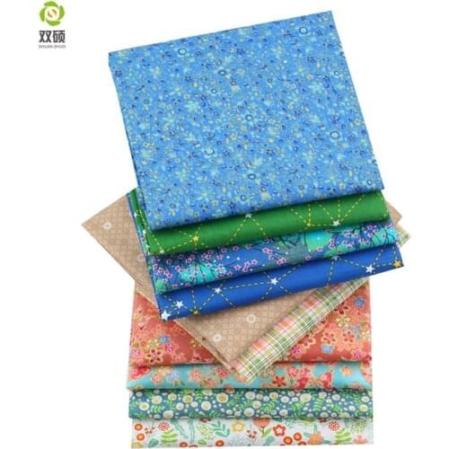 Multi Color Twill Cotton Fabric Patchwork Tissue Cloth Of Handmade DIY Quilting Sewing Baby&Children Sheets Dress 40*50cm