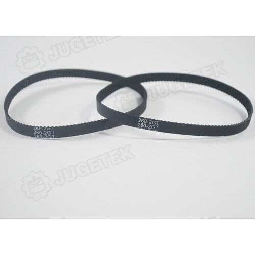 10pcs/lot, GT2 Timing Belt, Closed-loop,260mm Length , 130Teeth , 3.5mm width