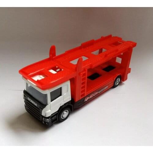 RMZ City/Diecast Toy Car Model/1:64 Scale/SCANIA Road Tailer Truck Tractor/Vehicle Educational Collection/Gift For Children