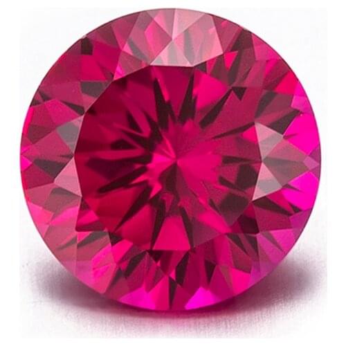 Lab Created Ruby Round Man Made Corundum 11