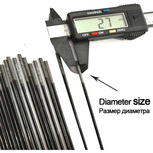 Fishing rod the top three paragraphs 5 pcs spare tip 4.1-6mm stream rod top parts length 48cm/58cm hand rod