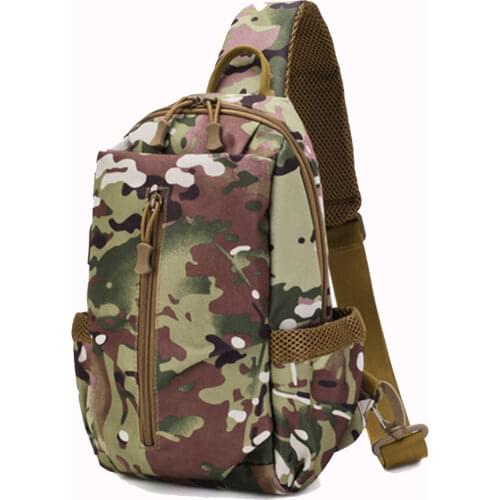 SUUTOOP Mens Military Tactical Shoulder Bags Camping Hiking Trekking Crossbody Sports Fishing Outdoor Chest Bag Pack For Male