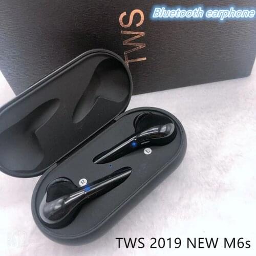 TWS M6s wireless Bluetooth earphones 5.0 sports earbuds waterproof music business headset stereo HIFI Noise reduction Headphones