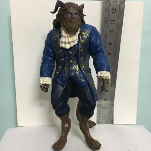 1Piece 12cm Disney movie version beauty and beast hand doll desktop ornaments collection ornaments