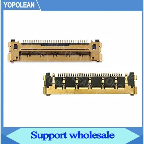20 Pieces Golden LCD LED LVDS Cable Connector 30 pins For Apple iMac 21.5" A1311 A1418 2011 2012 2013