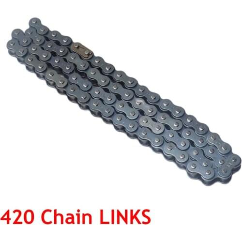 420 74 76 78 80 82 88 90 92 94 96 110 Links Motorcycle Drive Chain Link For CRF 50 70cc 90cc 110cc 125cc Pit Dirt Quad ATV Bike