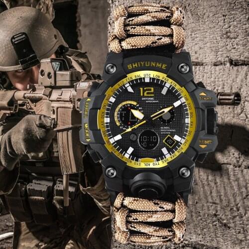 G Shock Watch Men SHIYUNME Top Brand Luxury Set Military Digital Watch Sport 50Waterproof Quartz Men Watch relogio masculino