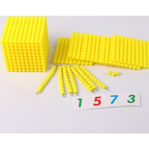 Kids Toy Baby decimal base Bank Game Set Math Training for Early Learning Education Preschool Juguets children party family game