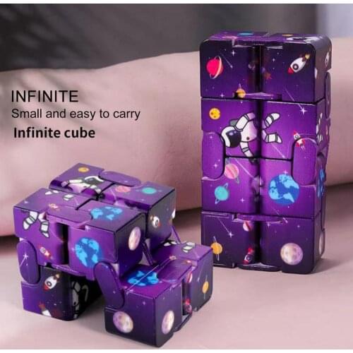 Childrens Sensory Toys Antistress Ball Fingertips Decompress Infinity Cubes For Relaxing Portable Lightweight Magic Puzzle Toys