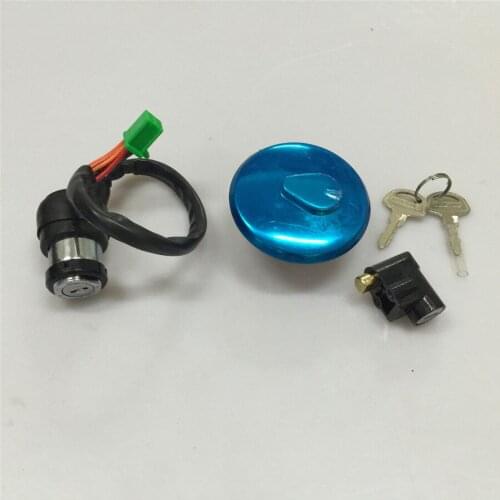 For HAOJUE HJ125-8 GN125 For Suzuki Taizi sets of lock ignition switch electric locks fuel tank cover motorcycle