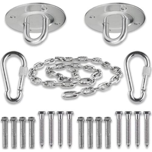 Anchor Ceiling Mount Kit with Chain for Swing,Hammock,Wall Mount Hook for Yoga Straps,Ceiling Bracket for Gymnastic Ring