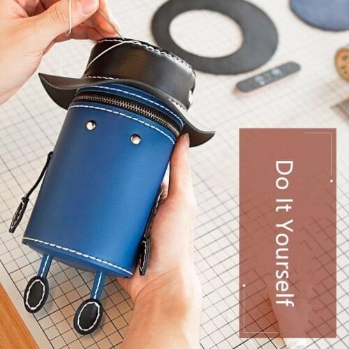 Coin Purse Self-sewn Handmade Bag Diy Material Bag Woven Gift Homemade Bucket Bag Diagonal Villain Bag