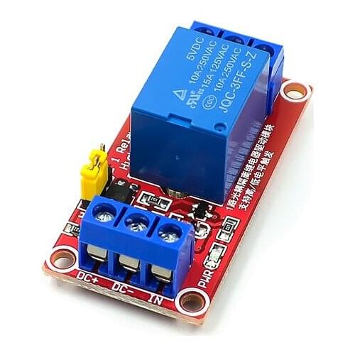Red 5V One 1 Channel Relay Module Board Shield with optocoupler Support High and Low Level Trigger 1 Channel 5V Relay Module