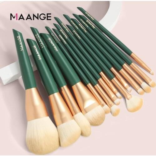 MAANGE Pro 5/7/14Pcs Makeup Brushes Tool Set Cosmetic Powder Eye Shadow Foundation Blush Blending Beauty Make Up Brush Maquiagem