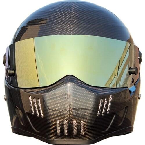 Carbon fiber ATV-6 full face motorcycle helmet motocross racing man woman and man lOriginal ECE approved Multi-color sun visor