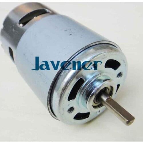 11000RPM DC Motor Oblate D Style Axle 12V Mini Generator DIY High Torque 45kg/cm Bearing 775 Model