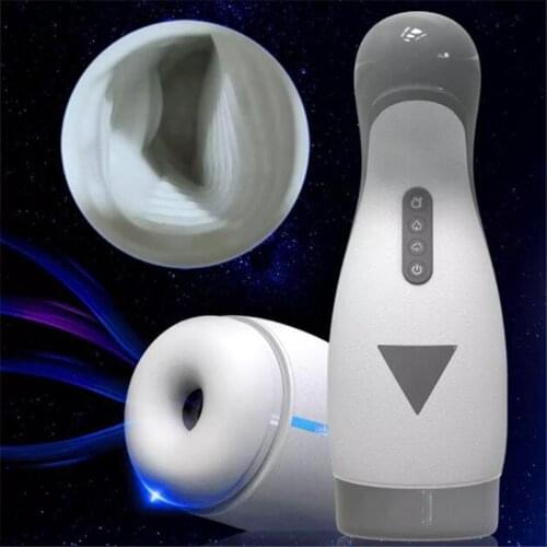 New Automatic Heating Real Sucking Male Masturbator Cup Sexual Pussy Vagina Penis Massager Masturbation Adult Sex Toys For Men