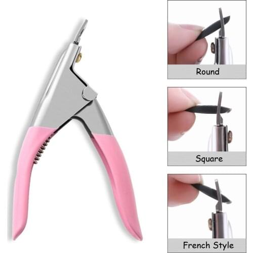 One Word Nail Cuticle,12.8cmx9cm Manicure Scissors for False Nails,Round/Square/French Trimmer Manicure Tools Clipper Cutter#TR5