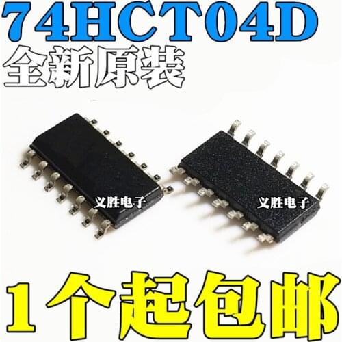 Original 10pcs/ 74HCT04 74HCT04D SN74HCT04DR HCT04 SOP14