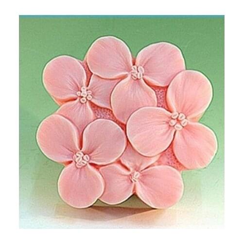 P828 New Lilac Craft Art Silicone Soap mold Craft Molds DIY Handmade soap molds