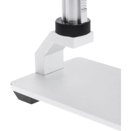 GXMA Microscope Aluminium Alloy Raising Lowering Stage UP Down Support Table Stand