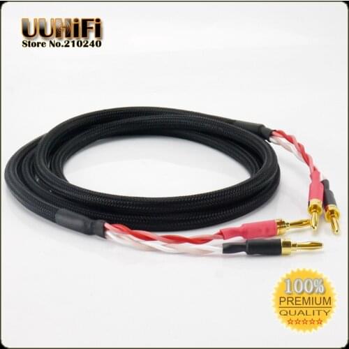 Recommend ! High Quality HIFI Banana to Banana Speaker Cable / Canare DIY Audio Cable/ 1m 1.5m 2m 3m 5m