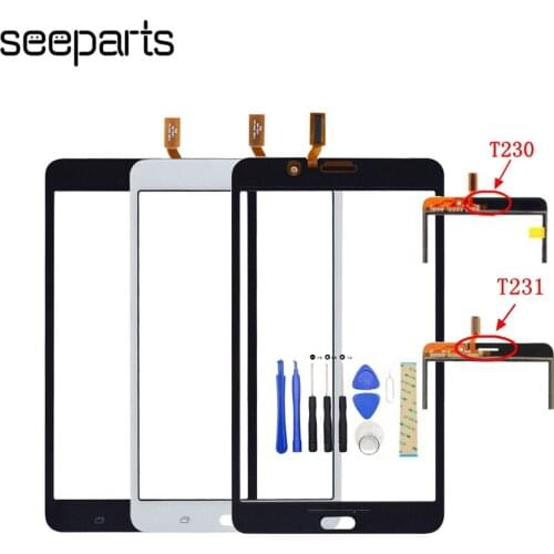 7.0" For SAMSUNG GALAXY Tab 4 T230 T231 Touch Panel Screen Digitizer Glass Sensor Lens Touchscreen For SAMSUNG T230 Touch Screen