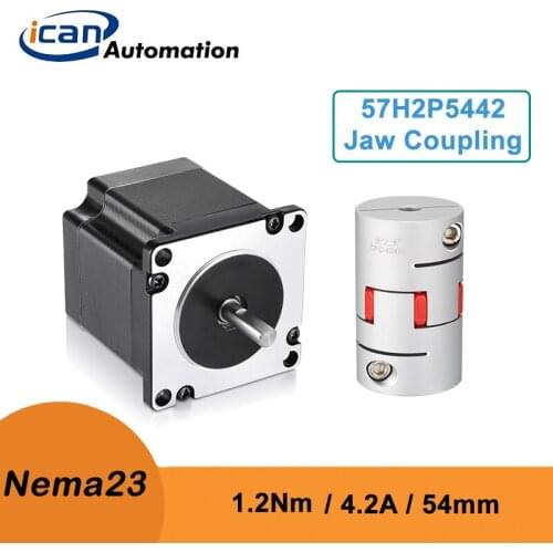 ICAN Stepper Motor Nema23 1.2Nm 4.2A Aluminium GFC Cnc Kit For Milling Machine