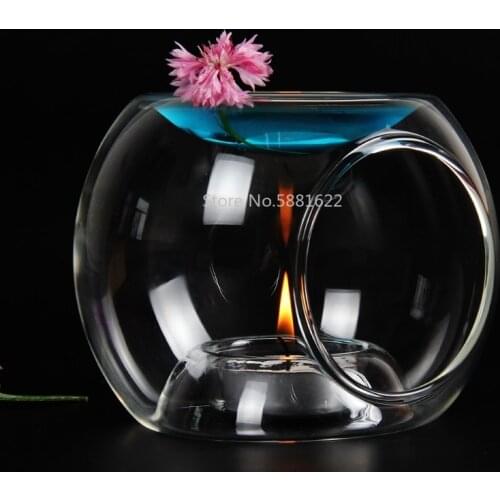 Glass Oil Burner High Quality Candle Aromatherapy Oil Lamp Gifts And Crafts Home Decorations Aroma Furnace