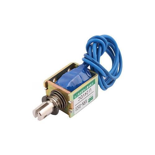 XRN-0520 DC 24V/DC12V 0.27A 6mm Push Pull Type Traction Solenoid Electromagnet Magnet