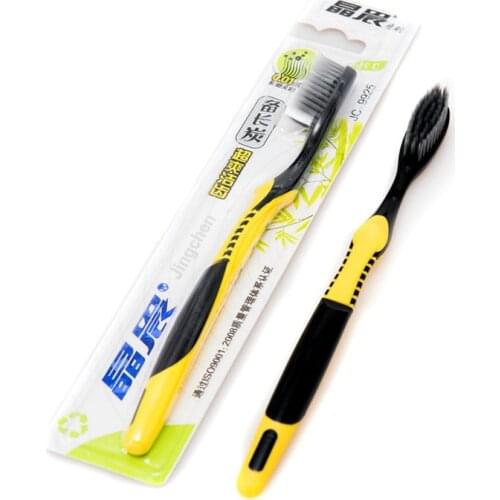 2016 New Toothbrush Bamboo Charcoal Nano Brush Soft Bristle Bamboo Toothbrush 1 Piece Adults Toothbrush 4 C