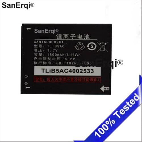 10pcs 1800mAh Battery CAB16D0001C1 CAB16D0003C1 TLiB5AC for Alcatel TCL S900 TCLS900 TLiB5AC CAB16D0002C1 Battery