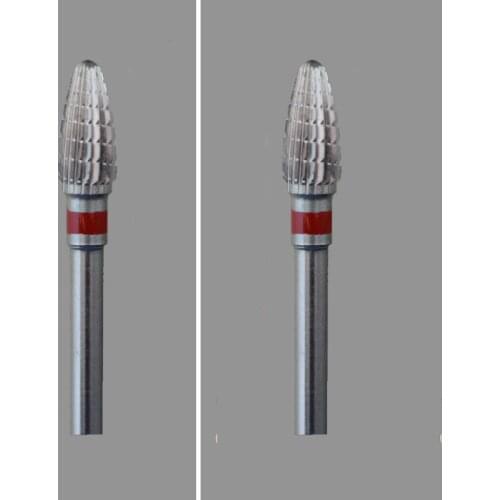 2pcs Carbide Nail Drill Bit -Mini Cone Bit - F