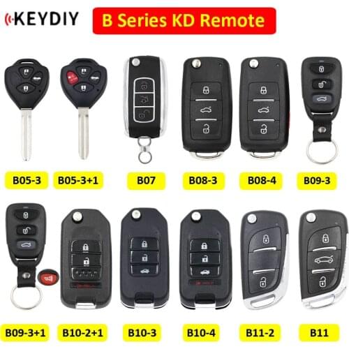 B05 B07 B08 B09 B10 B11-2 B11 2/3/4 Button Remote Control B Series Remote Car Key KD Key for KD900 URG200 KD900+ Mini KD KD-X2