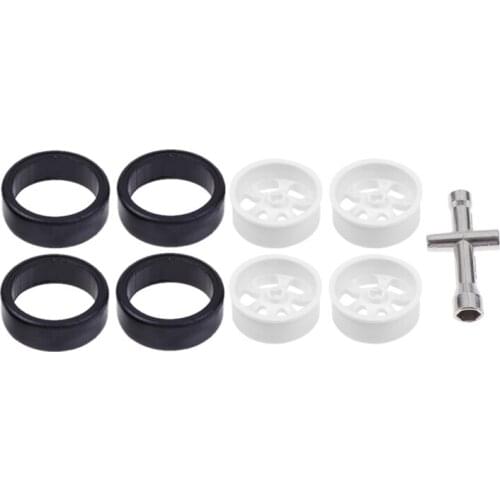 For Wltoys K969 K979 K989 K999 P929 P939 1/28 RC Drift Car Spare Parts Wltoys K969-01 K969-02 Wheel Rim Hub with Tire