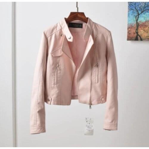 Женские модные кожаные куртки Exceent siya China At AliExpress