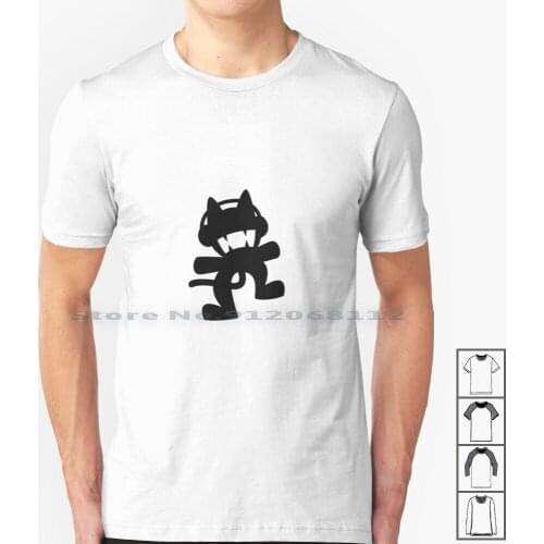 Monstercat Logo T Shirt 100% Cotton Tecno Electronic Music Cool Music Skrillex Dj Disc Jockey Mix Creative Trending Vintage