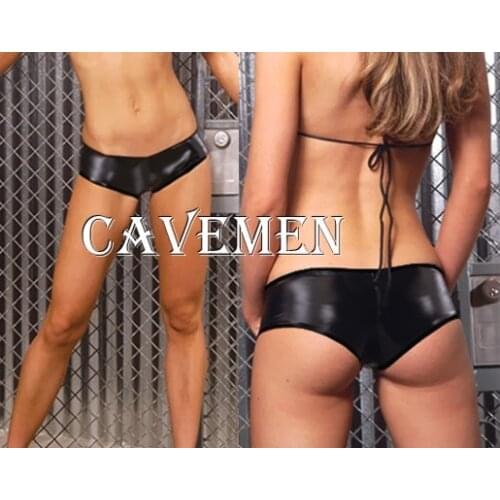 Leather underwear Small*1413*Ladies G-string T-back Teddy Bikini Boxer Triangle Pajamas Skirt Suit Middle trousers Free Shipping