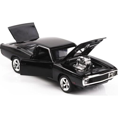 1:32 The Fast Furious 7 Simulation car of Model Alloy Toy car Dodge Charger muscle vehicle children Classic Metal Cars