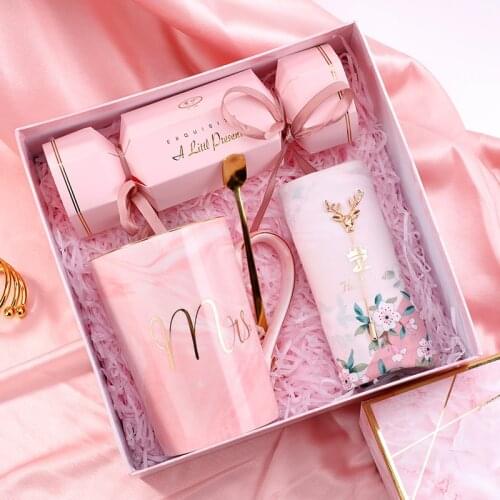 1set Ceramic Mr Mrs Couple Cup set Valentines Anniversary Birthday gifts Wedding Bride Groom Groomsman Bridesmaid gift